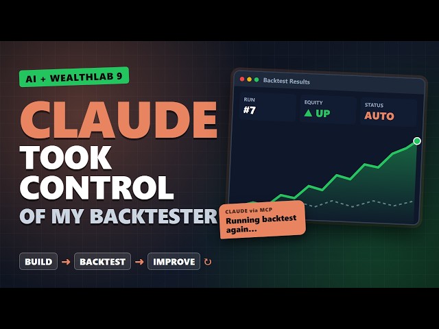 I Let Claude Control My Trading Backtester