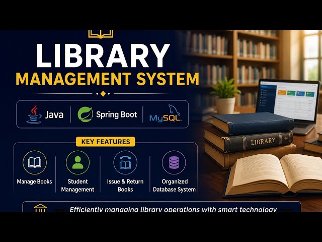 BCA/MCA Final Year Project | Library Management System | Java + Spring Boot + MySQL