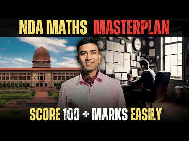 NDA Maths strategy ; clear cut off easily ! #nda #motivation