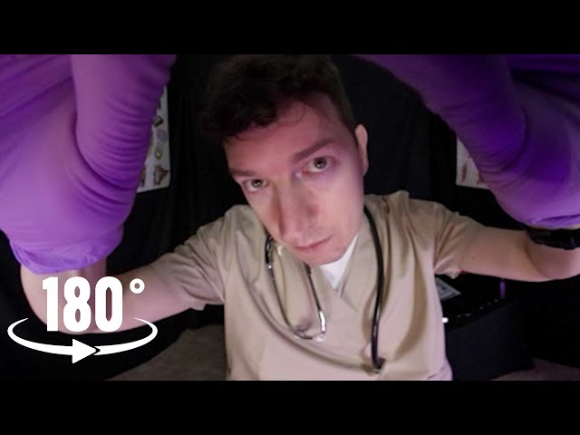 ASMR VR180 | Relaxing Orbital Eye Exam with Calming Soft Voice 😴