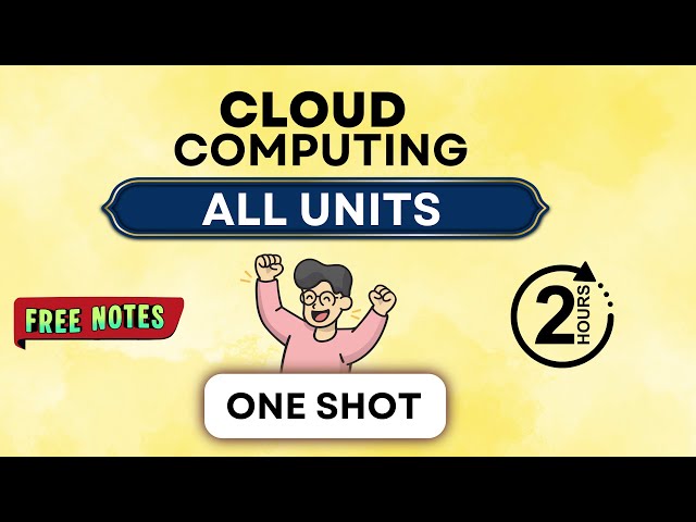 Complete Cloud Computing in One Shot | All Units | AKTU