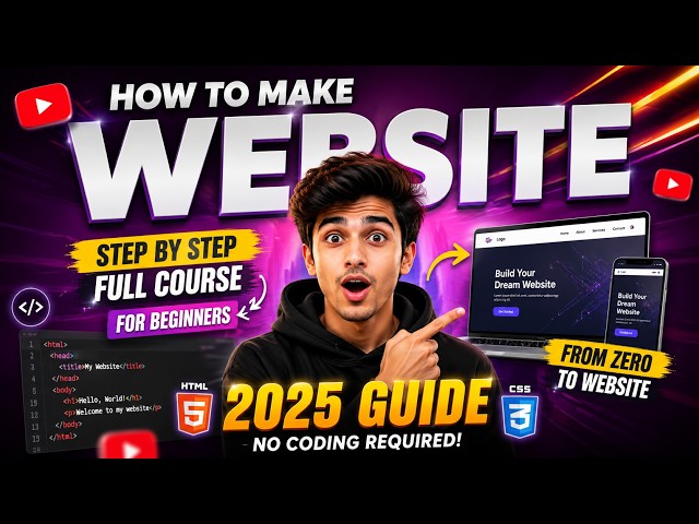 Create a Website in 2026 | Full Course (No Coding Needed!) | Dentist Website | Google AI Studio |
