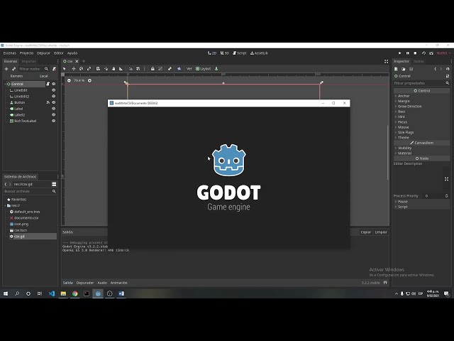 Crear, leer y editar archivo CSV/Create, read and edit CSV file. Godot Engine