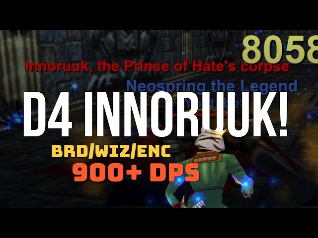 Bard DDD (900+ DPS) D4 Innoruuk - Everquest legends (EQL)