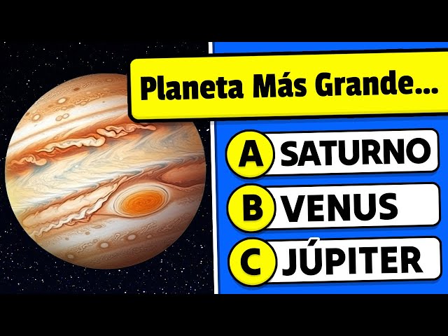 ¿Cuánto Sabes del SISTEMA SOLAR? 🚀🧠🧐 | Trivia Astronomía | Preguntas del Sistema Solar ✅