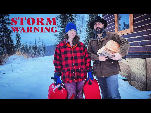 30 INCHES OF SNOW Coming - Family of 9 Prepares for MASSIVE Alaska Blizzard