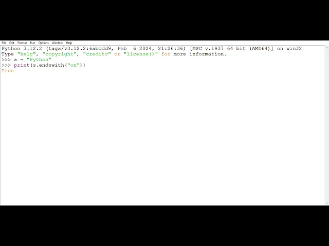 Python program : WAP in string to check word ends with the letter 