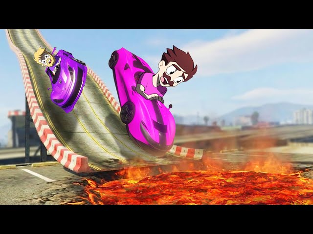 Who Can Finish These IMPOSSIBLE Mega Ramps in GTA 5?!