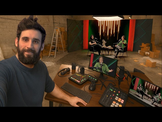 CONSTRUÍ el ESTUDIO de STREAMING de MIS SUEÑOS en MI GARAGE
