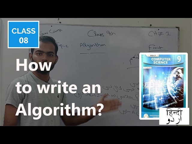 How to write an algorithm? |  Algorithm Example | 9th Class Computer Chapter#1