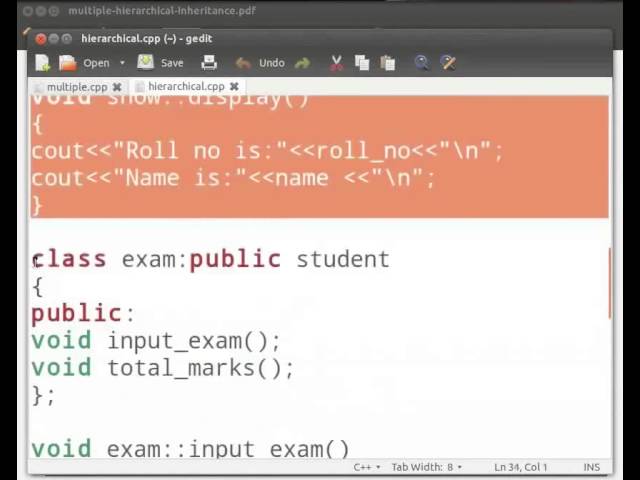 More On Inheritance - English