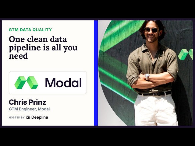 How Modal built one GTM data pipeline to rule them all
