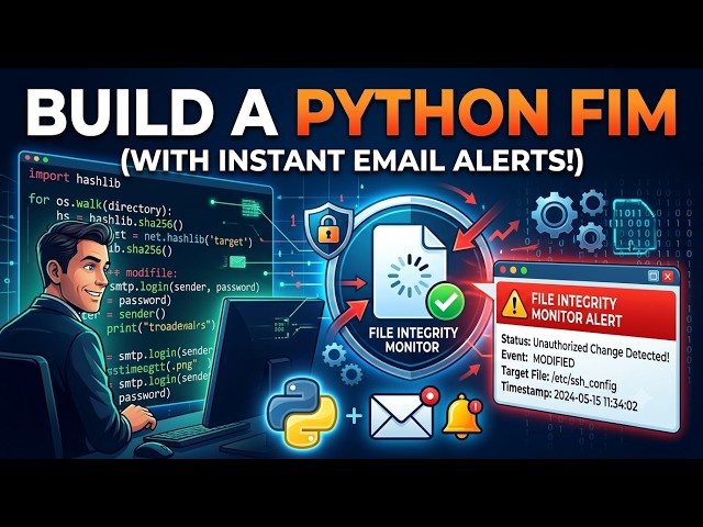 Build a Python File Integrity Monitor (with Email Alerts!)