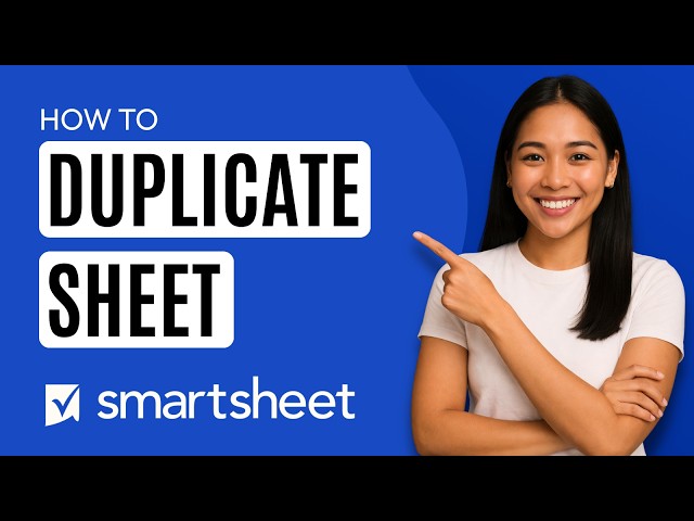 How to Duplicate Sheet in Smartsheet [Quick Guide]