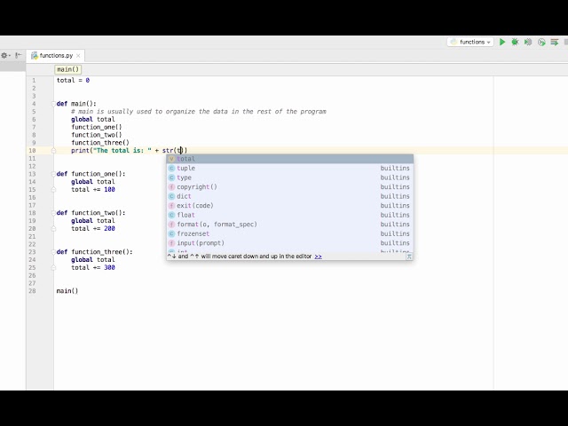 PRG 105: Global Variables in Python