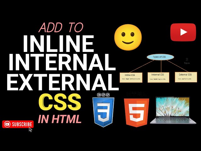 How to use inline css in html|Part 1| how to link style css in html