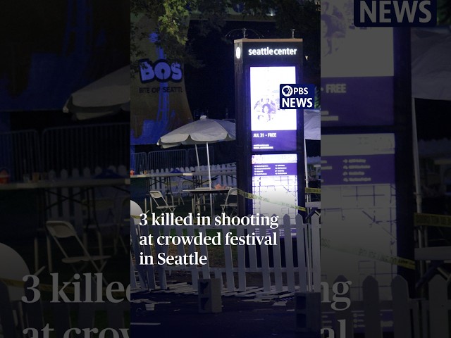 3 killed in shooting at crowded festival in Seattle