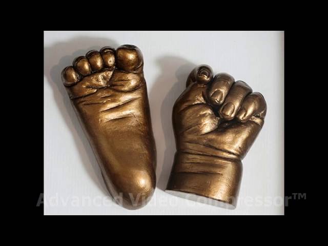 Step By Step casting instruction of Newborn 3D Hand with MY IMPRESSION STUDIO Do-It-Yourself kit