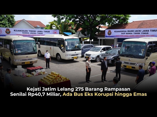 East Java High Prosecutor's Office Auctions 275 Confiscated Items Worth IDR 40.7 Billion, Ranging...