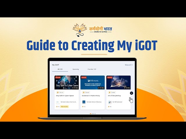 How to create My iGOT