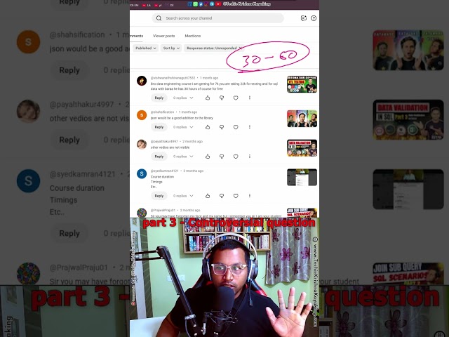 Part 5 - Comments Q & A - 2025 Dec