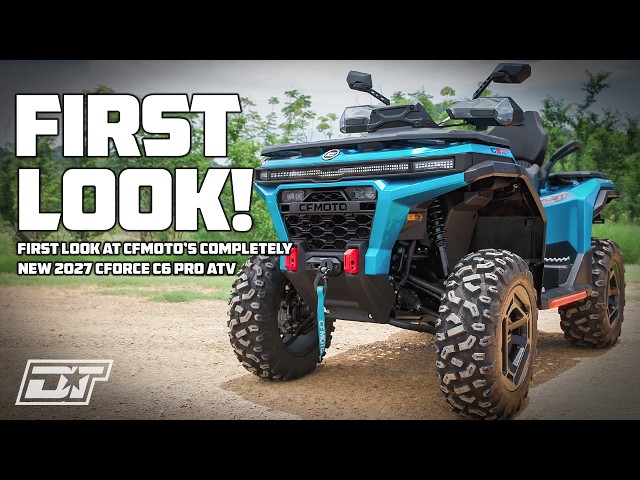 Exclusive First Look at the All-New 2027 CFMOTO CFORCE C6 Pro ATV