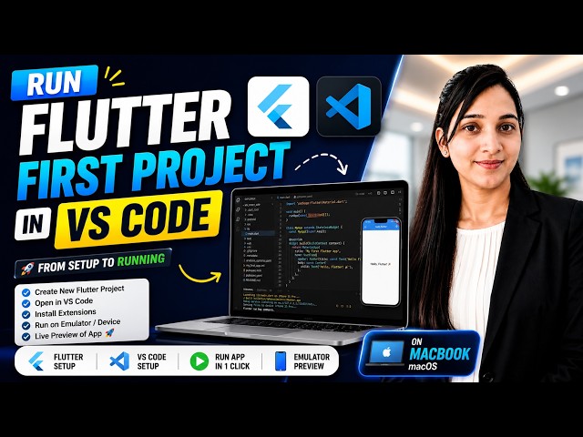 How to Run Your First Flutter Project in VS Code | Step-by-Step Tutorial