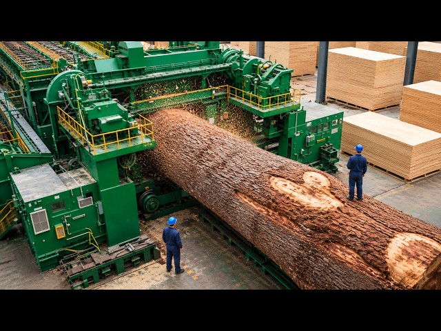 How It's Made: Plywood, Giant Wood Slab Tables, Plastic Products