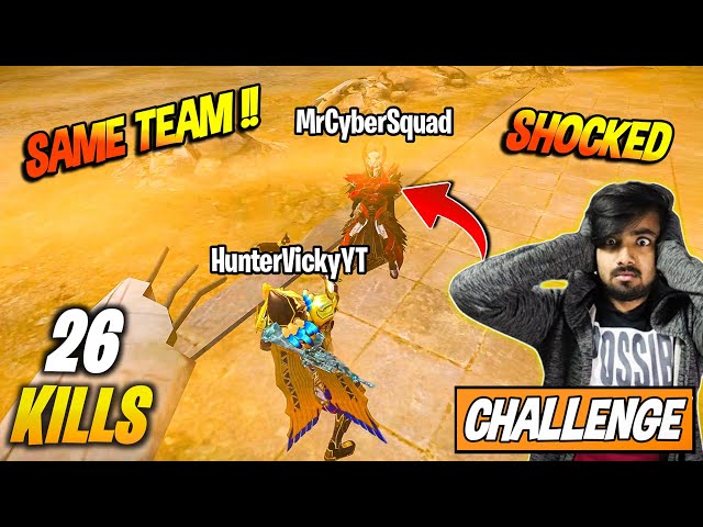 😱THIS HAPPENS WHEN MRCYBERSQUAD AND VICKYTOR PLAY TOGETHER ON THE SAME TEAM😍 IN BGMI🔥 @MrCyberSqu...