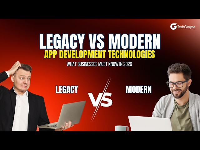 Legacy vs Modern App Development in 2026 | TechGropse