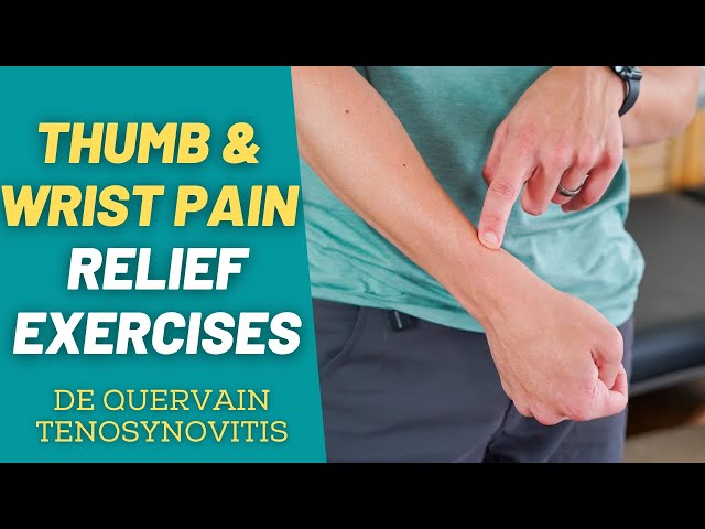 8 BEST Exercises to Relieve Thumb & Wrist Pain (De Quervain Tenosynovitis) | PT Time with Tim