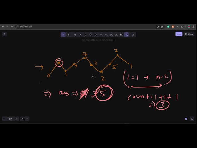 Longest Mountain in an array
