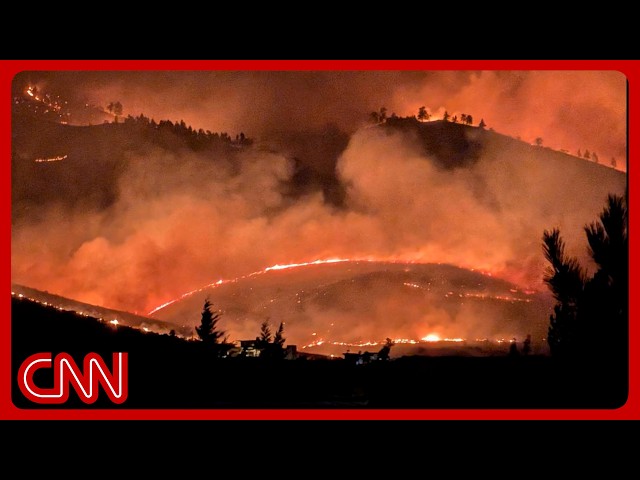 90,000 people urged to flee uncontained Nevada wildfire