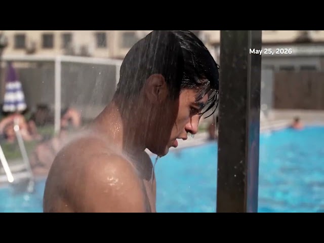 Madrid pools packed as Spain braces for 40-degree heat