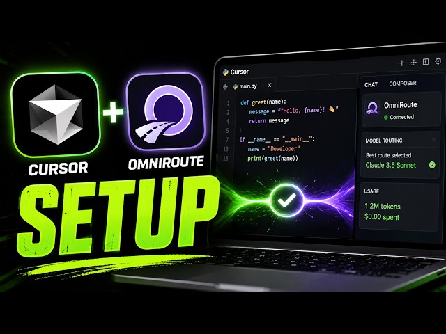 Cursor + OmniRoute Setup Tutorial — Use FREE Open Source AI Models in Cursor 2026