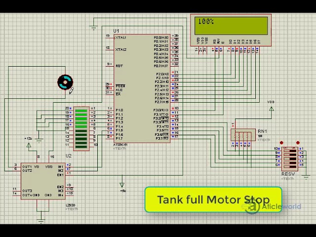 Water Level Controller using 8051
