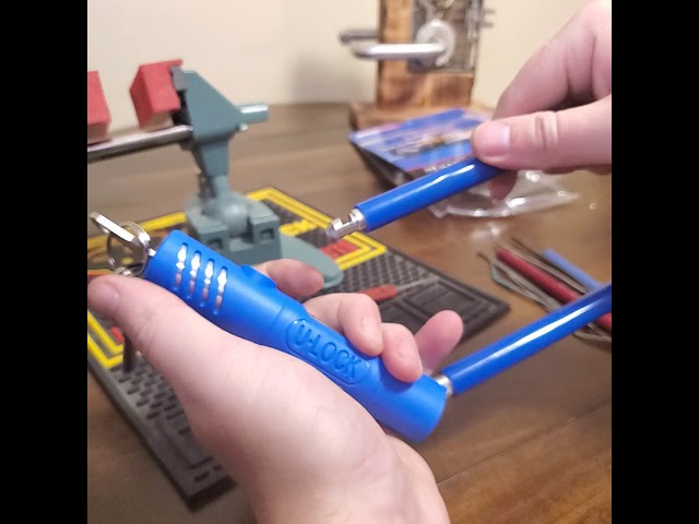 LT Litian Motorcycle U Lock Picked & Shimmed Open [2]