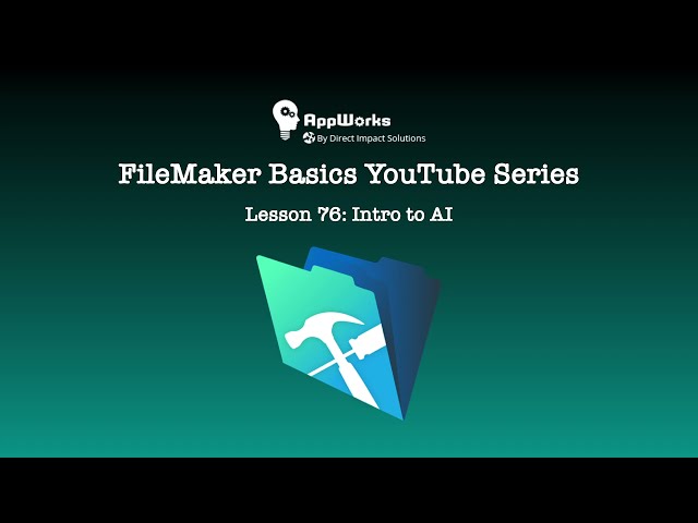 Lesson 76: Intro to AI