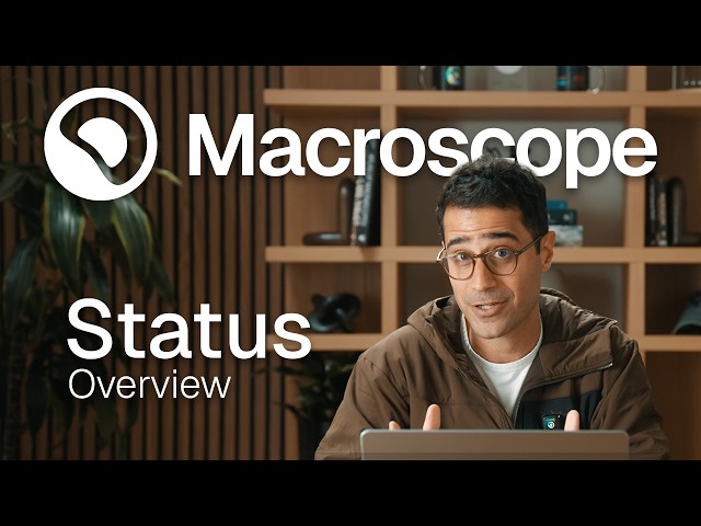 Macroscope Status: What Did Your Team Ship This Week?