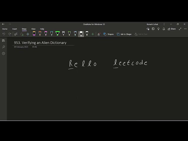 953. Verifying an Alien Dictionary | String | LeetCode Easy