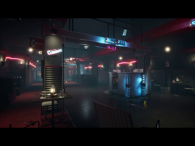 Tech Noir from The Terminator, Unreal Engine (UE4) - 4K Flythrough
