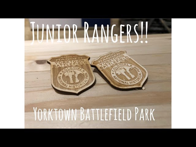 Yorktown Battlefield Nation Park with the Kids. Exploring and Earning Junior Ranger Badges!