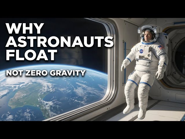 Why astronauts float (not zero gravity)