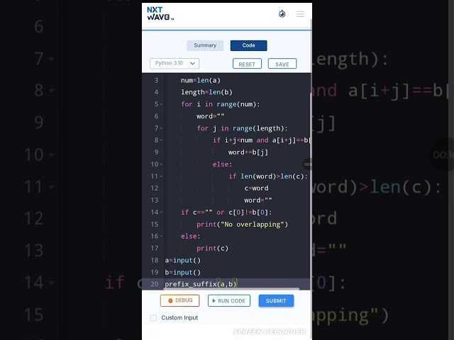 Prefix Suffix using Python CCBP Nxtwave #coding #programming #python #nxtwaveccbp4 #correctcoding