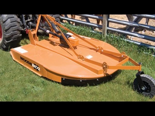 Woods BB84X Brush Cutter Brushhog Bushhog Single Rotary Cutter on a Valtra A95 Tractor