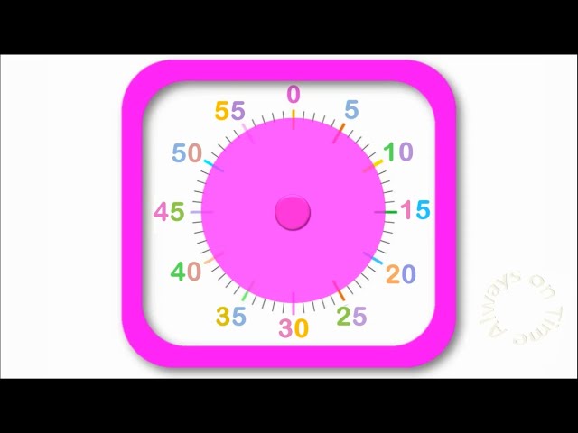 60-minute visual timer