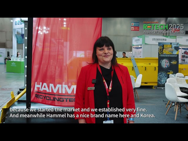 [RETECH Interview]  Meet HAMMEL Recyclingtechnik GmbH : High-Performance Primary Shredder