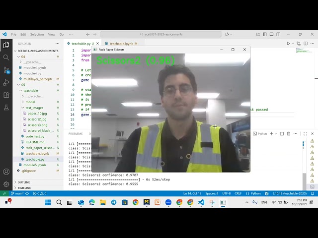 How I Trained an AI to Play Rock Paper Scissors (Python + TensorFlow)