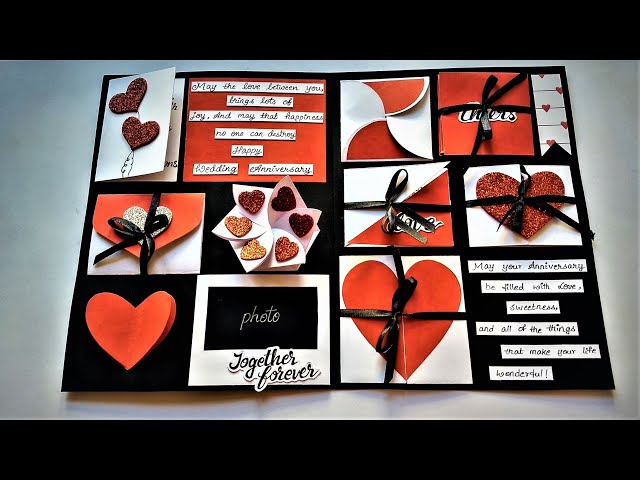 Beautiful Anniversary Card | Special Handmade Anniversary card | Tutorial