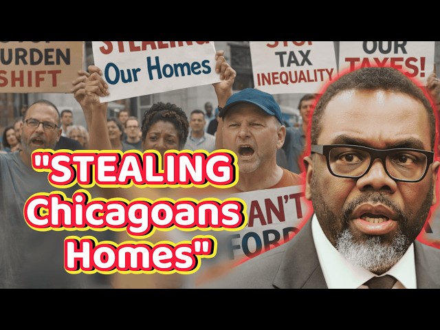 🚨“This Is Property THEFT” - Brandon Johnson PANICS as IL Governor Makes Homeowners PAY HIS TAXES